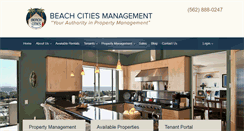 Desktop Screenshot of beachcitiesmanagement.com